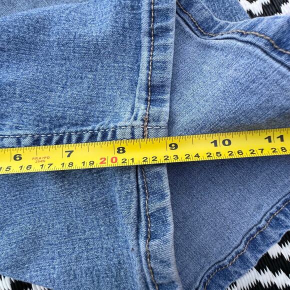 LEE x Womens Denim Midrise Bermuda Shorts Stretchy, Size 18 - Picture 7 of 8